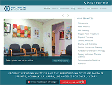 Tablet Screenshot of healthways1.com